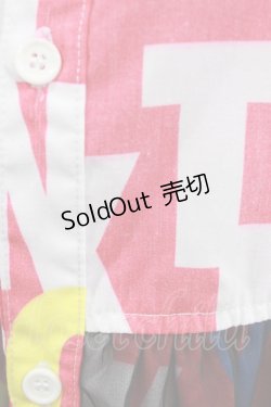 画像5: MINT NeKO / チュール重ねチュニックシャツ  黒×ピンク H-25-12-22-039-HN-BL-KB-ZH