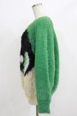 画像2: Candy Stripper / THE POWERPUFF GIRLS FACE KNIT  GREEN(BUTTERCUP) H-25-12-22-045-PU-TO-KB-ZH