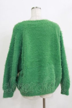 画像3: Candy Stripper / THE POWERPUFF GIRLS FACE KNIT  GREEN(BUTTERCUP) H-25-12-22-045-PU-TO-KB-ZH