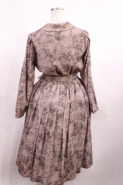 画像2: an another angelus / エンジェル柄ダブル釦ワンピース Free BROWN H-25-12-22-1006-CA-OP-NS-ZH