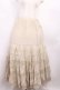 画像1: an another angelus / レース切替ティアードロングスカート Free IVORY H-25-12-22-1011-CA-SK-NS-ZH (1)