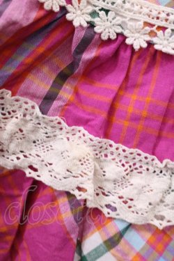 画像4: LIZ LISA / チェックスカート Free ピンク H-25-12-22-1012-LO-SK-NS-ZH