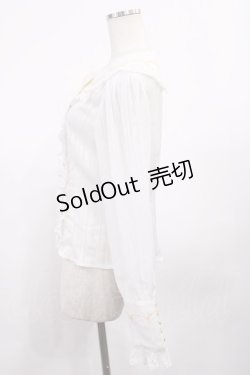 画像2: BABY,THE STARS SHINE BRIGHT / A Little Princess ストライプシフォンブラウス Free オフ H-25-12-22-1016-BA-BL-NS-ZH