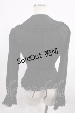 画像2: metamorphose / CL ストライプドビーブラウス Free ブラック H-25-12-22-1017-ME-BL-NS-ZH