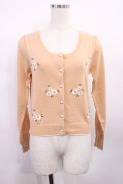 画像1: Fi.n.t / 刺繍カーディガン Free ピンク H-25-12-22-1021-CA-TO-NS-ZH