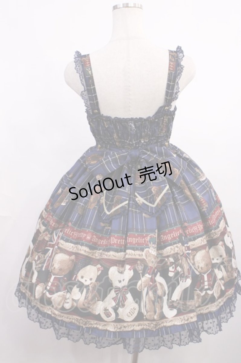 画像3: Angelic Pretty / British Bear SpecialジャンパースカートSet Free ネイビー H-25-12-22-1002-AP-OP-NS-ZH (3)