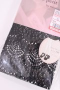 m petit by misako / AMマーメイドレースタイツ L~LL ブラック H-25-12-22-1026-LO-ZA-NS-ZH