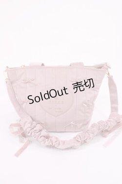 画像1: m petit by misako / AM* NIベロアリボン2WAY  ピンク H-25-12-22-1030-LO-BG-NS-ZH