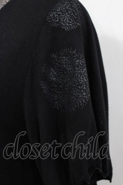 画像4: gouk / 着物衿半袖カットソー  黒 H-25-12-22-047-GO-TO-KB-ZH