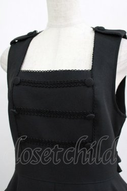 画像4: MIHO MATSUDA / [Secret of Twins]ジャンパードレス・ガルード  ブラック H-25-12-22-004-GO-OP-KB-ZH