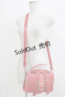 画像1: Candy Stripper / MY LITTLE CANDY RIBBON HAND BAG  レッド H-25-12-22-051-PU-BG-KB-ZH
