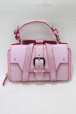 画像1: Candy Stripper / MY LITTLE CANDY RIBBON WALLET  ピンク H-25-12-22-057-PU-ZA-KB-ZH