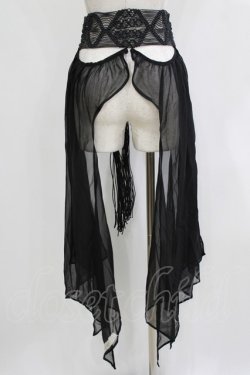 画像3: alice auaa / アラビアンノッテンワークシフォン付ベルト  ブラック H-25-12-22-058-AA-ZA-KB-ZH