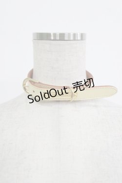 画像3: alice auaa / プレートチョーカー  オフホワイト×ゴールド H-25-12-22-067-AA-AC-KB-ZH