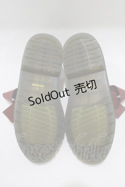 画像4: merry jenny / PUリボンラバーシューズ S ワイン H-25-12-22-074-LO-SH-KB-ZH