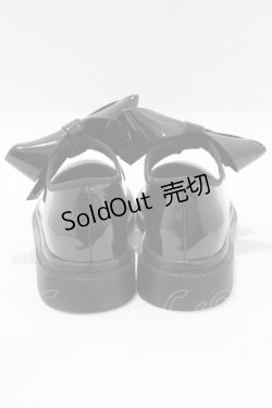 画像3: merry jenny / エナメルリボンラバーシューズ S ブラック H-25-12-22-075-LO-SH-KB-ZH