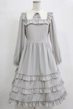 画像1: Melody BasKet / Shiny dot dress M グレー H-25-12-22-008-LO-OP-KB-ZH