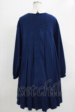 画像3: Candy Stripper / PLEATS ONE-PIECE  ネイビー H-25-12-22-011-PU-OP-KB-ZH