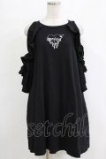 MORPH8NE / RITAワンピース  ブラック H-25-12-22-013-PU-OP-KB-ZH