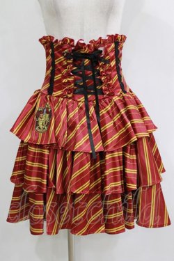 画像1: ATELIER PIERROT / ハリー・ポッター フリルコルセットスカート  グリフィンドール H-25-12-22-016-EL-SK-KB-ZH