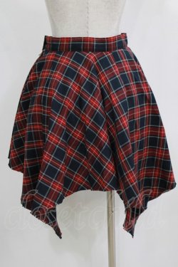 画像3: SEX POT ReVeNGe / プリントイレギュラースカート  チェック H-25-12-22-020-SP-SK-KB-ZH