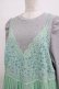 画像4: Candy Stripper / LINGERIE LAYERED DRESS  グレー×ミント H-25-12-22-021-PU-OP-KB-ZH (4)