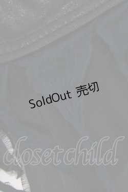 画像4: alice auaa / 断ち切りガーゼレザーショートパンツ 3（約9号） ブラック H-25-12-22-022-AA-PA-KB-ZH