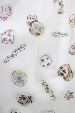 画像4: Secret Honey / スウィーツ柄ワンピース Free アイボリー H-25-12-23-1022-CA-OP-NS-ZH