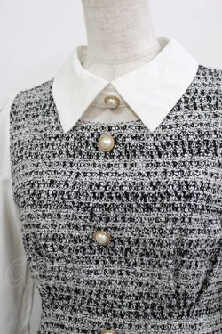 画像4: evelyn / ツイードワンピース Free ブラック H-25-12-23-1023-LO-OP-NS-ZH