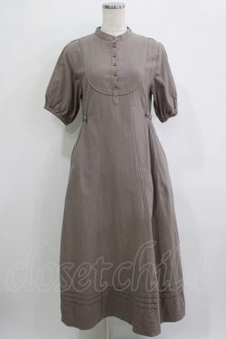 画像1: LEBECCA boutique / その先に続くワンピース Free Mocha H-25-12-23-1024-EL-OP-NS-ZH