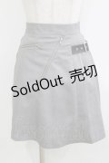 Jamie エーエヌケー / サイドベルトスカート M グレー H-25-12-23-1026-LO-SK-NS-ZH