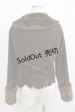 画像3: BABY,THE STARS SHINE BRIGHT / スカラップショートジャケット Free ブラウン H-25-12-23-1032-BA-CO-NS-ZH