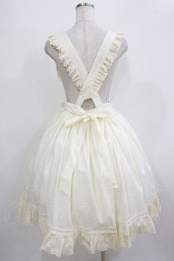 画像3: 胡桃木（海外ロリータブランド） / エプロンスカート L 生成り H-25-12-23-1034-LO-OP-NS-ZH