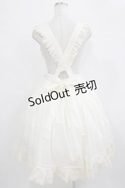 画像3: 胡桃木（海外ロリータブランド） / エプロンスカート L 生成り H-25-12-23-1034-LO-OP-NS-ZH