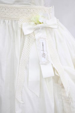 画像6: 胡桃木（海外ロリータブランド） / エプロンスカート L 生成り H-25-12-23-1034-LO-OP-NS-ZH