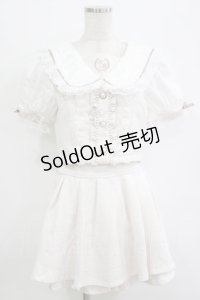 NOEMIE / お嬢さん パールセーラー セットアップ Free オフホワイト H-25-12-23-1037-LO-OP-NS-ZH