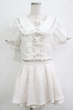 画像1: NOEMIE / お嬢さん パールセーラー セットアップ Free オフホワイト H-25-12-23-1037-LO-OP-NS-ZH