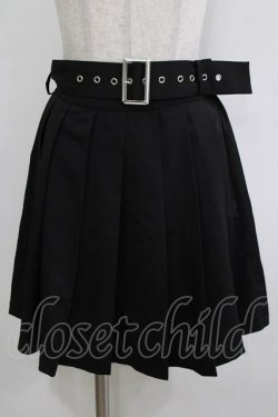 画像1: Jamie エーエヌケー / プリーツスカパン M ブラック H-25-12-23-1039-LO-SK-NS-ZH