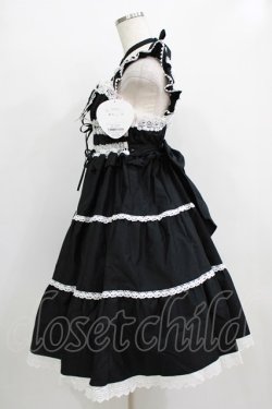 画像2: BABY,THE STARS SHINE BRIGHT / シャーリングベビードールジャンパースカート Free ブラック H-25-12-23-1001-BA-OP-NS-ZH