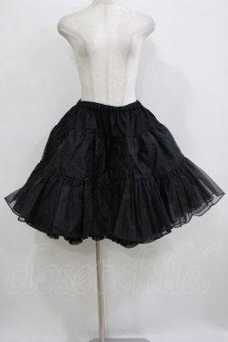 画像1: BABY,THE STARS SHINE BRIGHT / ふわふわボリュームロングパニエ Free ブラック H-25-12-23-1041-BA-SK-NS-ZH