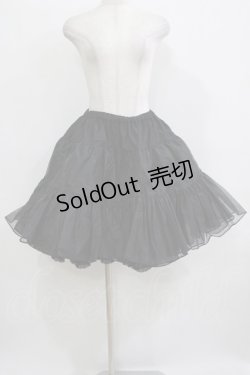 画像1: BABY,THE STARS SHINE BRIGHT / ふわふわボリュームロングパニエ Free ブラック H-25-12-23-1041-BA-SK-NS-ZH