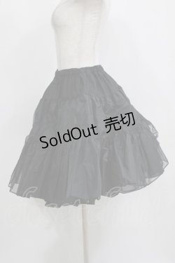 画像2: BABY,THE STARS SHINE BRIGHT / ふわふわボリュームロングパニエ Free ブラック H-25-12-23-1041-BA-SK-NS-ZH