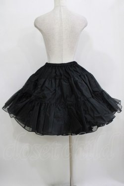 画像3: BABY,THE STARS SHINE BRIGHT / ふわふわボリュームロングパニエ Free ブラック H-25-12-23-1041-BA-SK-NS-ZH