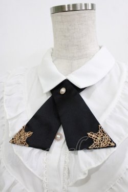 画像4: axes femme POETIQUE / リボンタイ付フリルブラウス M オフ H-25-12-23-1043-AX-BL-NS-ZH