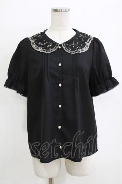 画像1: Amavel / Fantasy Milkywayブラウス Free ブラック H-25-12-23-1045-CA-BL-NS-ZH