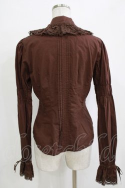 画像3: BABY,THE STARS SHINE BRIGHT / ローズレースの後ろピンタックブラウス Free ブラウン H-25-12-23-1046-BA-BL-NS-ZH