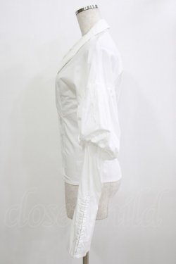 画像2: Melt the lady / オープンコネクトブラウス Free オフ H-25-12-23-1048-PU-BL-NS-ZH