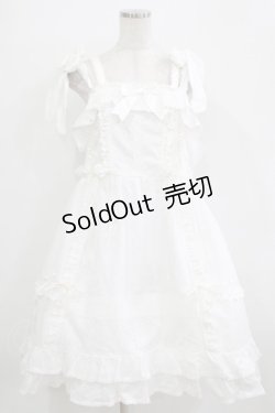 画像1: BABY,THE STARS SHINE BRIGHT / レーシィフローラルジャンパースカート Free オフ白 H-25-12-23-1006-BA-OP-NS-ZH