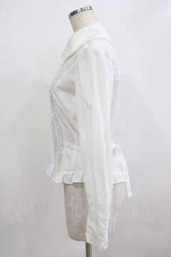 画像2: Innocent World / トーションレース丸衿ブラウス M オフ H-25-12-23-1050-IW-BL-NS-ZH