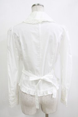 画像3: Innocent World / トーションレース丸衿ブラウス M オフ H-25-12-23-1050-IW-BL-NS-ZH